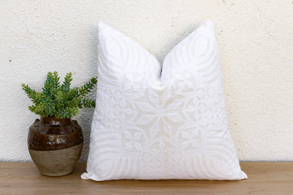 Champu Charm Applique Pillow Cover