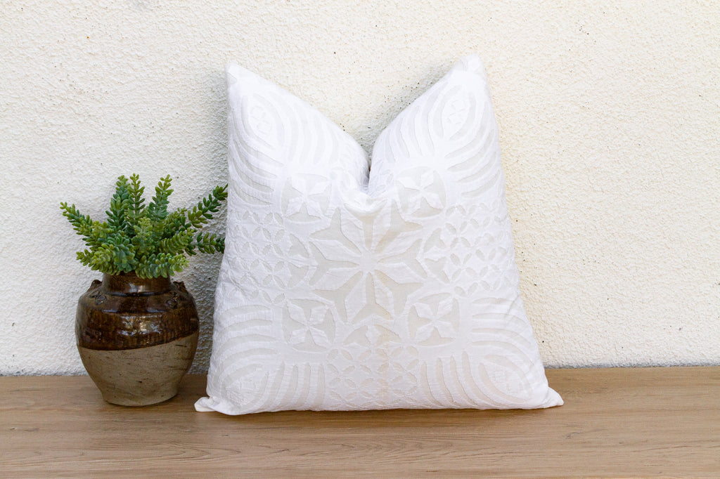 Champu Charm Applique Pillow Cover