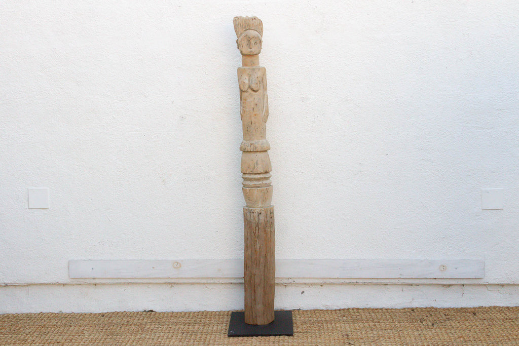 Early 20th Century African Wurkun Figure on Custom Stand (Trade)