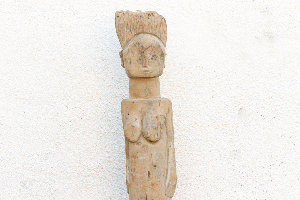 Early 20th Century African Wurkun Figure on Custom Stand (Trade)