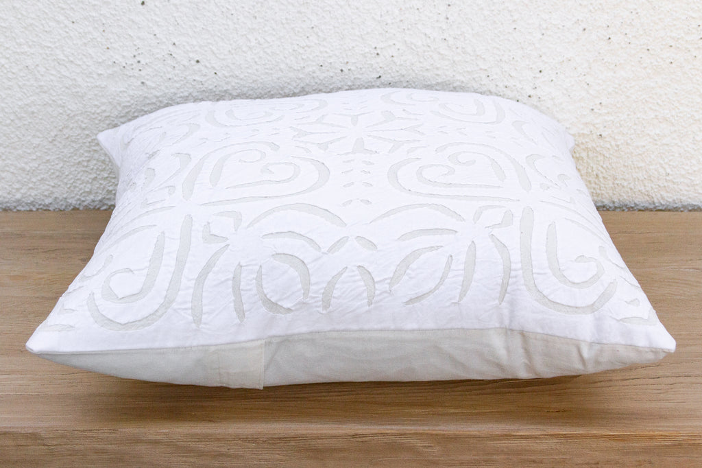 Gulmohar Applique Pillow Cover