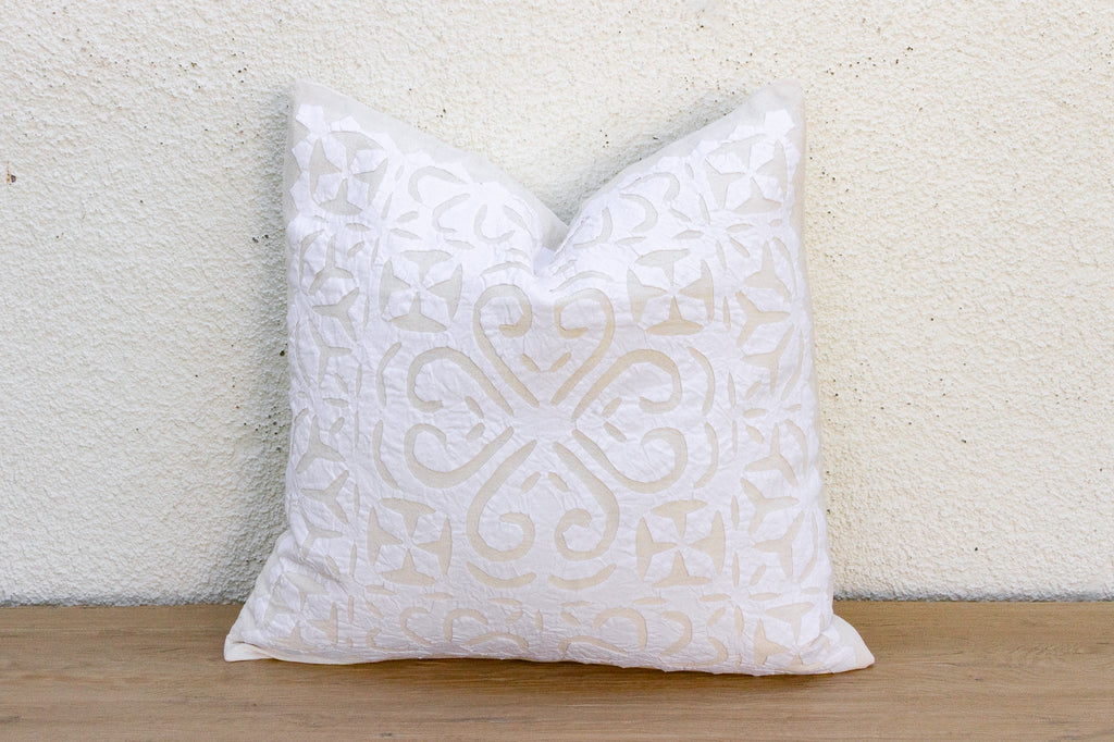 Sunflower Applique Pillow Cover