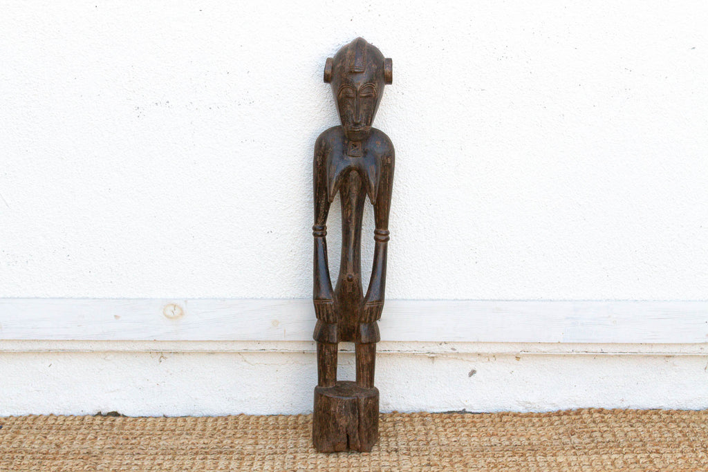 Antique Semi-Abstract Mumuye Guardian Figure