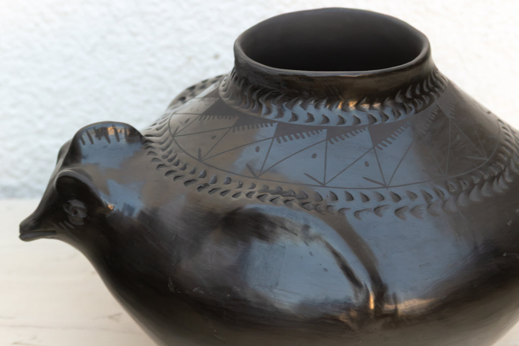 Rare Mata Ortiz Bird Effigy Pot