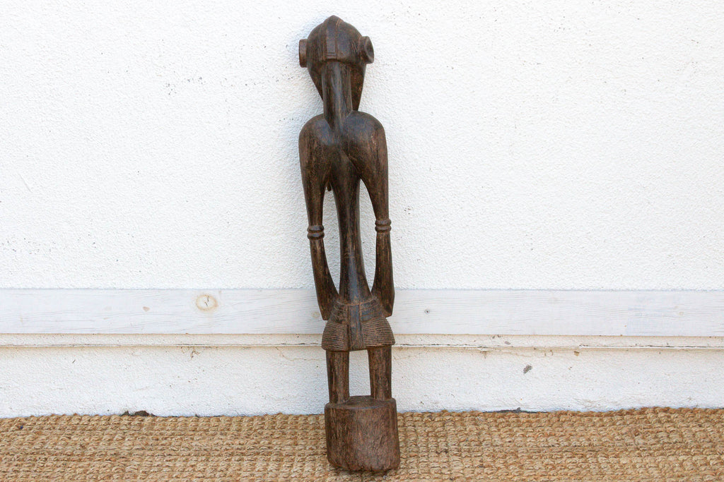 Antique Semi-Abstract Mumuye Guardian Figure
