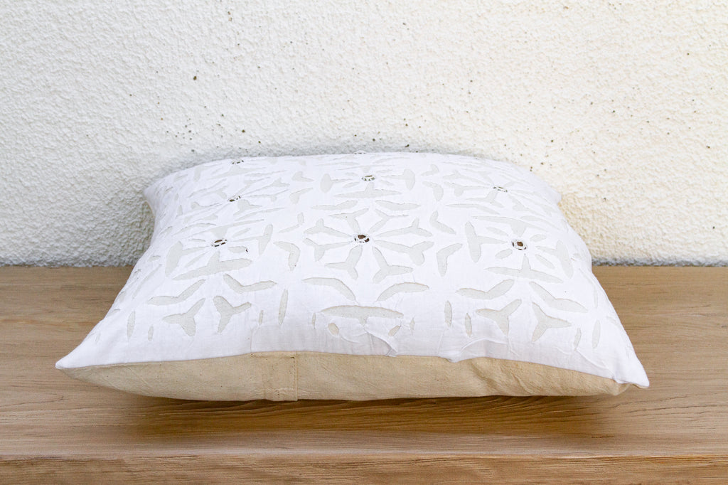 Chandani Phool Applique Pillow Cover