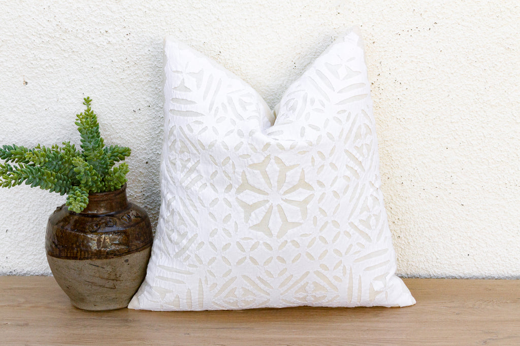 Pushpa Applique Pillow Cover