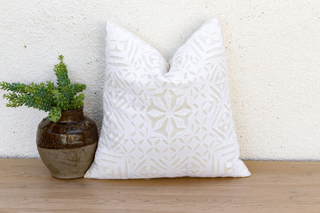 Pushpa Applique Pillow Cover