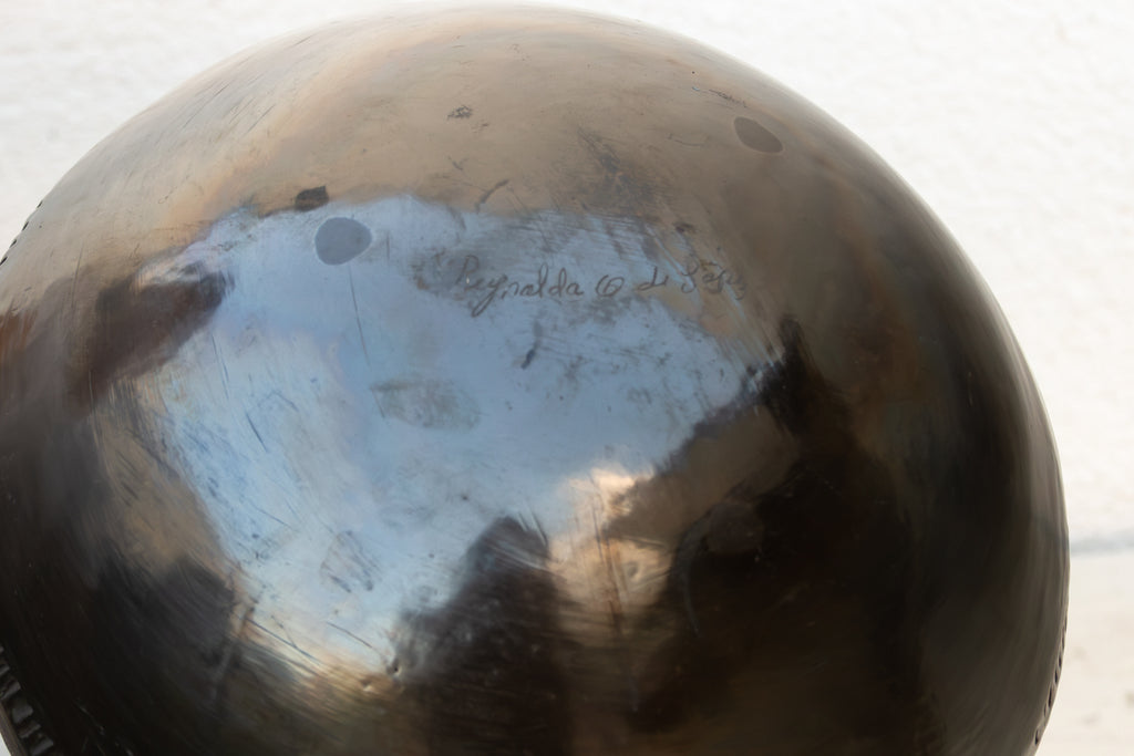 Engraved Black Clay Mata Ortiz Olla