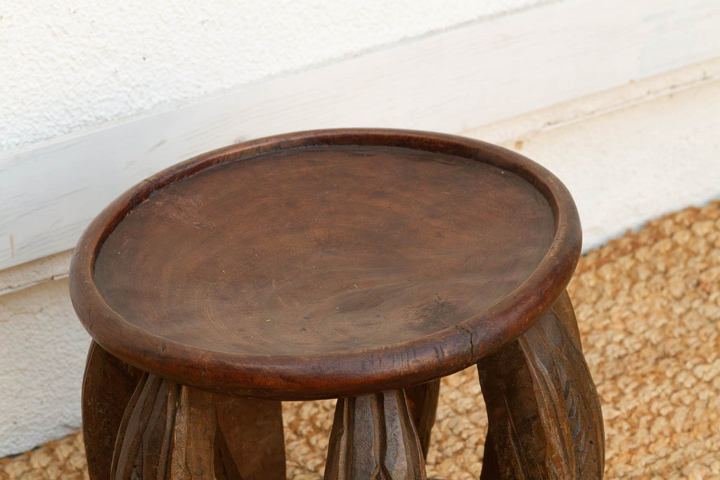 Antique Rustic Minimalist Lobi Stool (Trade)