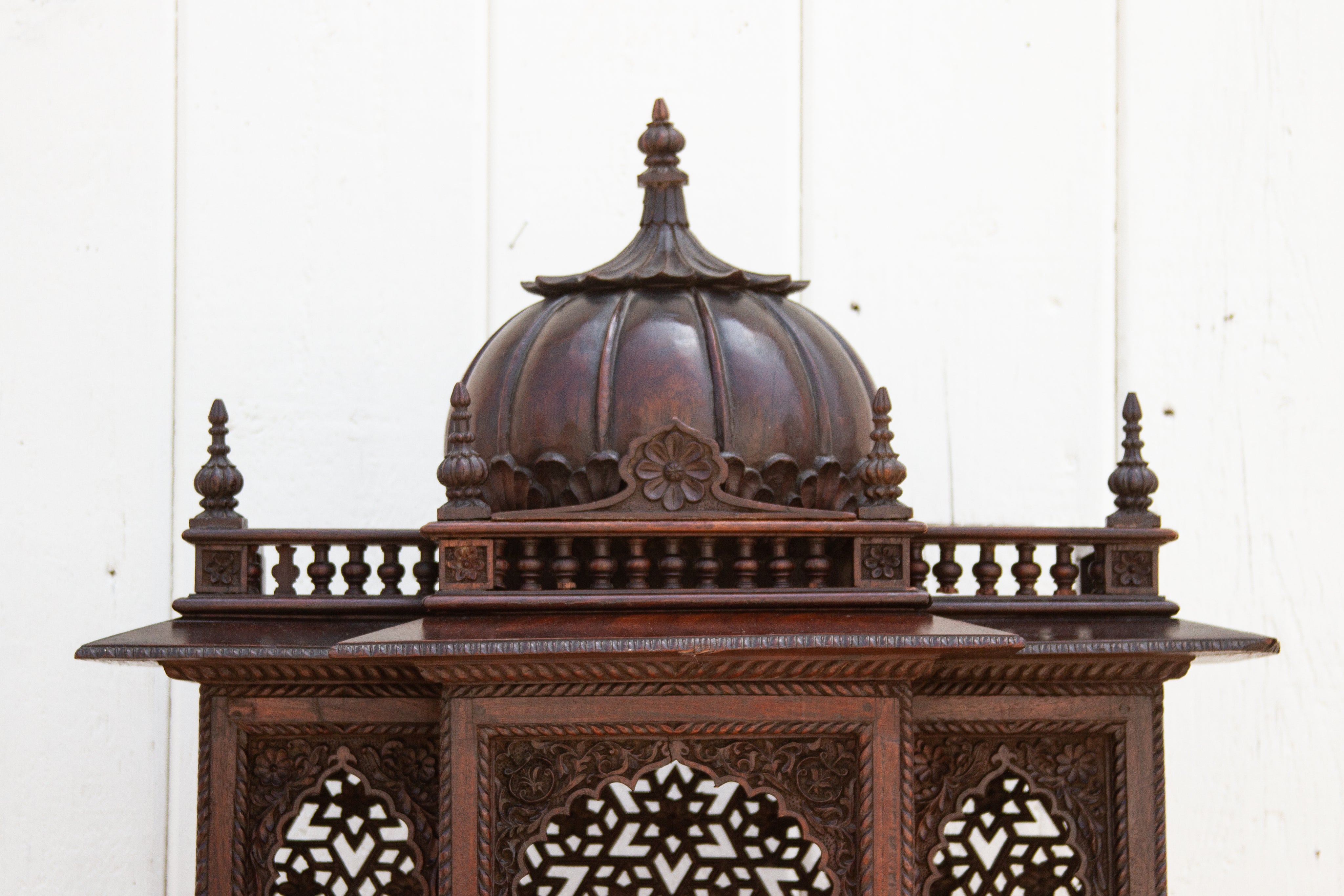Exquisite Anglo-Indian Carved Temple– DE-COR | Globally Inspired
