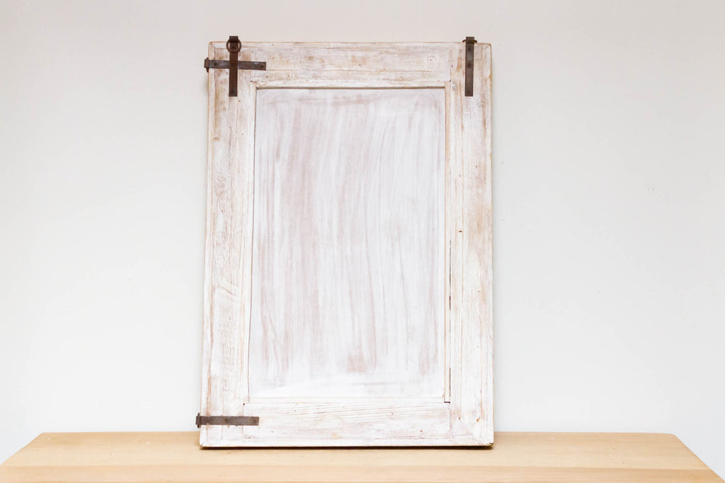 Vintage Tribal Carved Wall Mirror