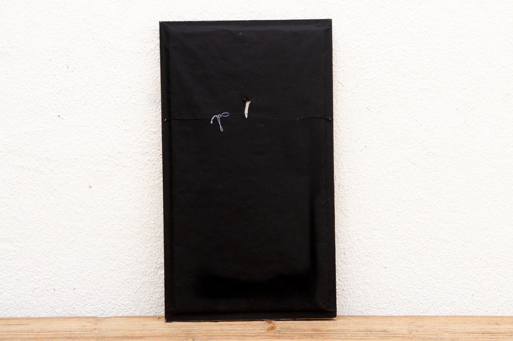 Framed Suzhou Silk Embroidered Floral Panel