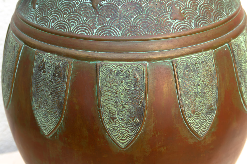 Oversize Chinese Archaistic Dragon Lamp (Trade)