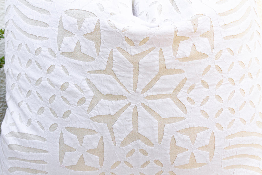 Desert Star Appliqué Pillow Cover