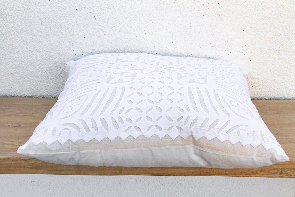 Desert Star Appliqué Pillow Cover