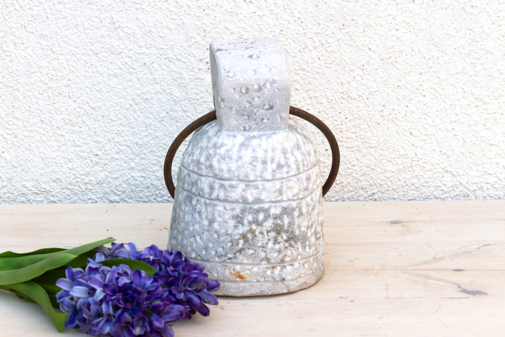 Bell Form Carved Stone Door Stop