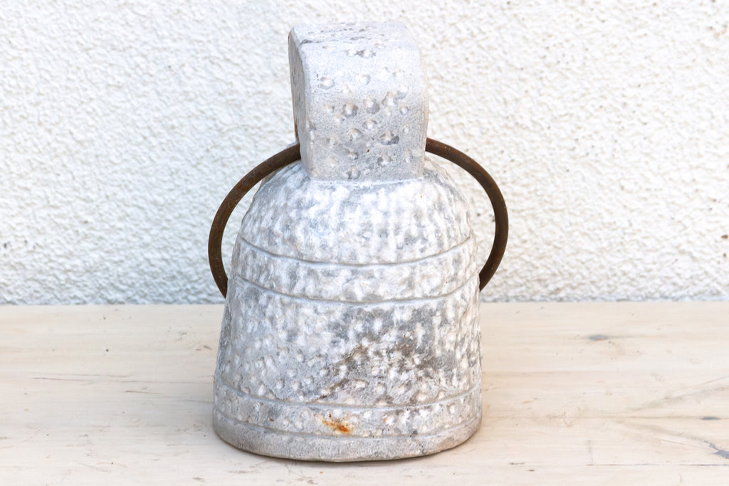 Bell Form Carved Stone Door Stop