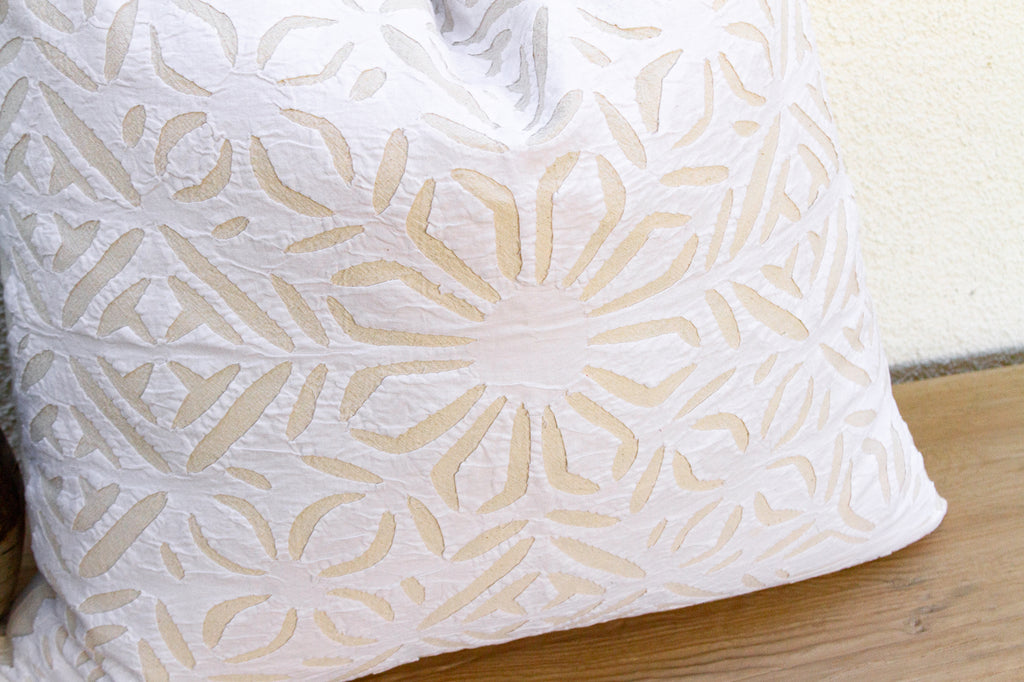 Blossom Array Appliqué Pillow Cover (Trade)