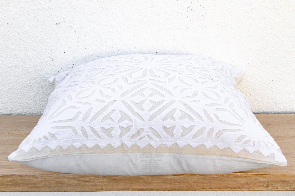 Blossom Array Appliqué Pillow Cover (Trade)