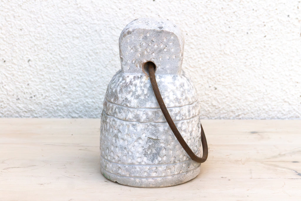 Bell Form Carved Stone Door Stop