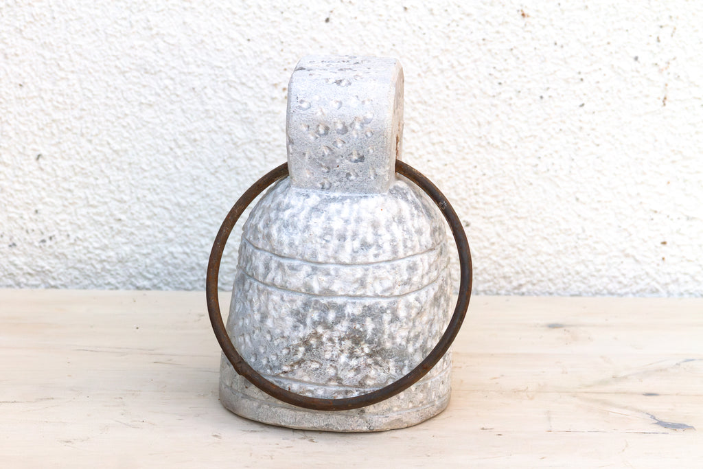 Bell Form Carved Stone Door Stop