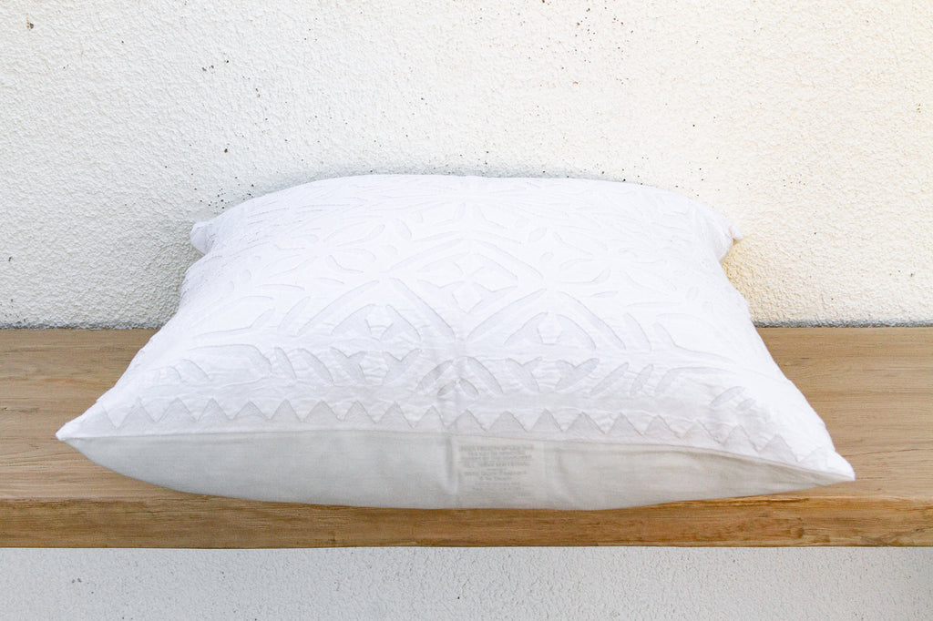 Meadow Bloom Appliqué Pillow Cover (Trade)