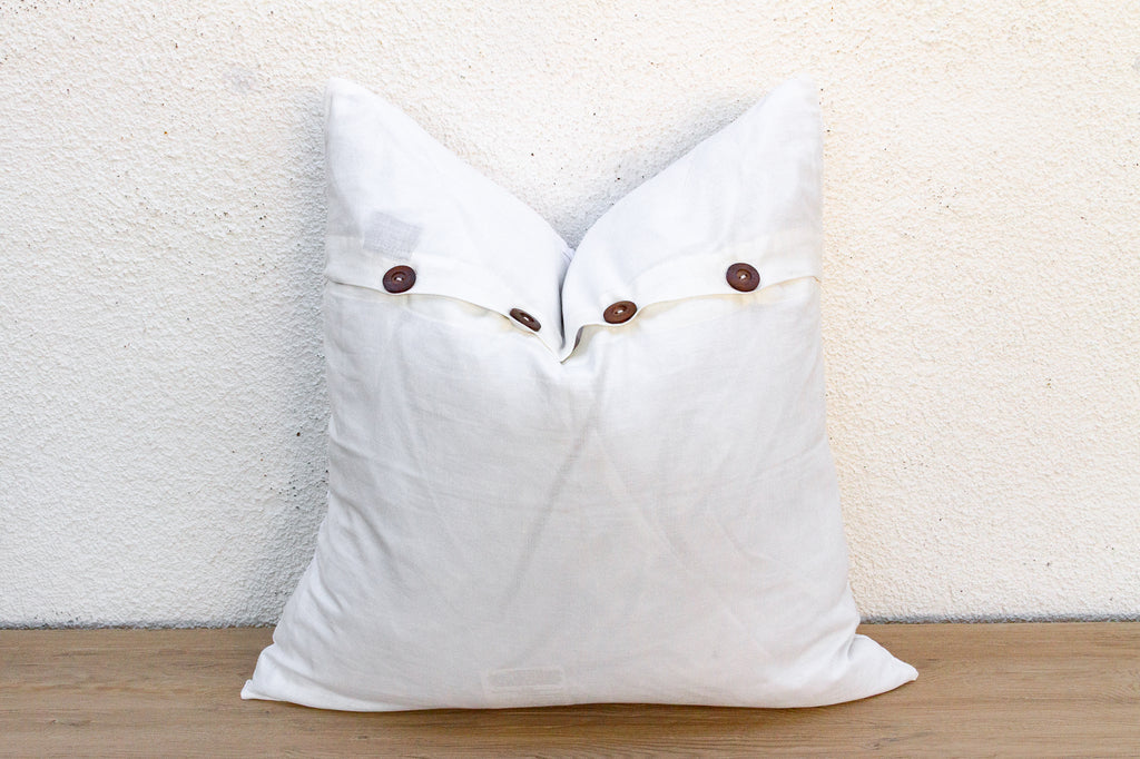 Meadow Bloom Appliqué Pillow Cover (Trade)