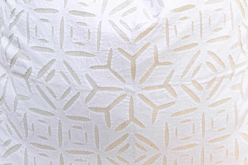 Starry Blossom Appliqué Pillow Cover (Trade)