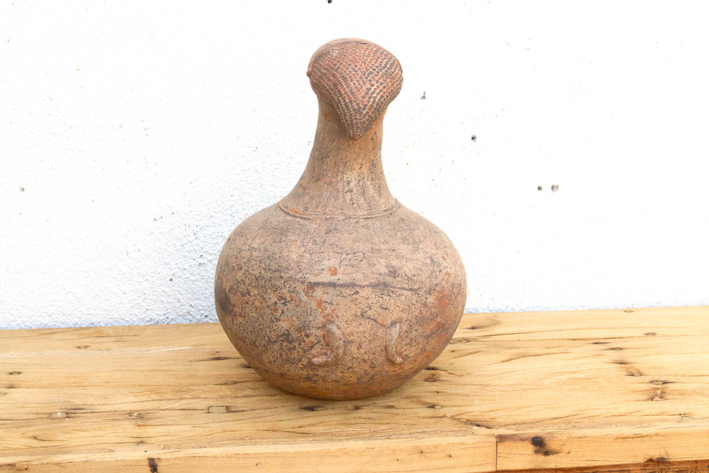 Antique Mangbetu Anthropomorphic Terracotta Vessel (Trade)