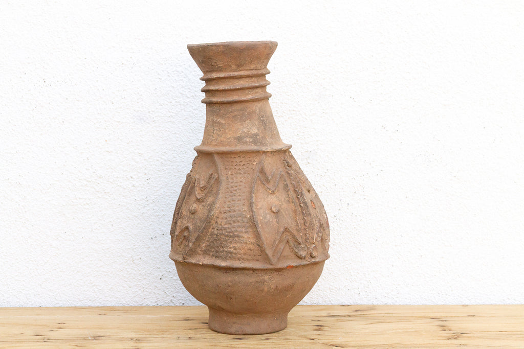 Mid 20th Century Nupe Terracotta Vessel