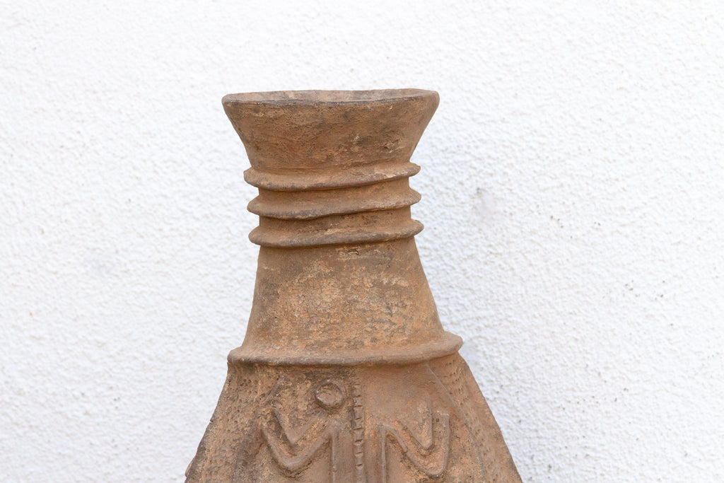 Mid 20th Century Nupe Terracotta Vessel
