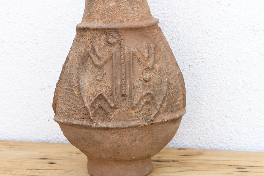Mid 20th Century Nupe Terracotta Vessel