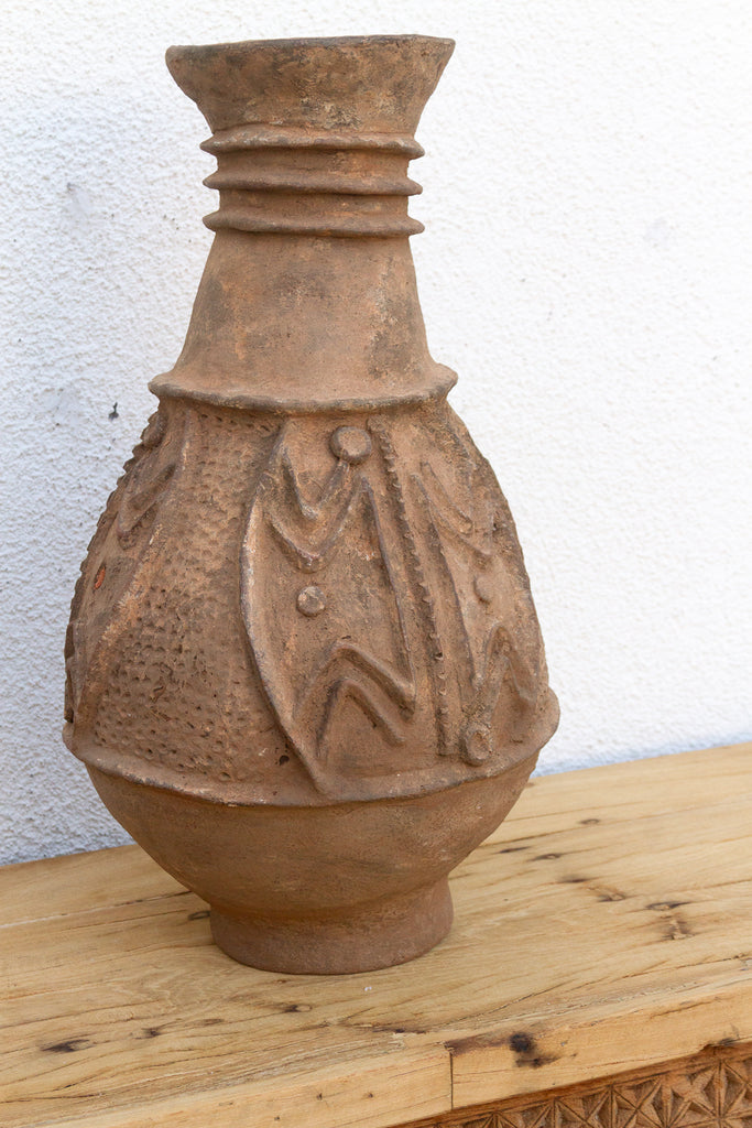 Mid 20th Century Nupe Terracotta Vessel
