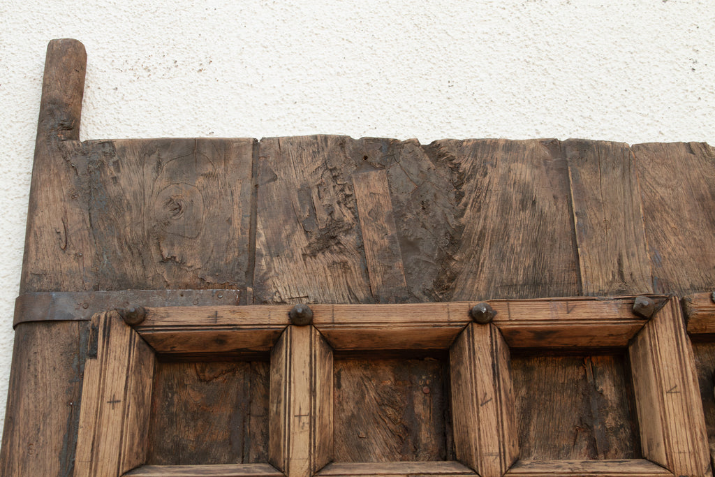 Early 1800's Jaisalmer Carved Teak Doors