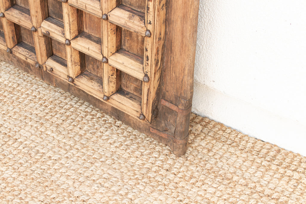 Early 1800's Jaisalmer Carved Teak Doors (Trade)