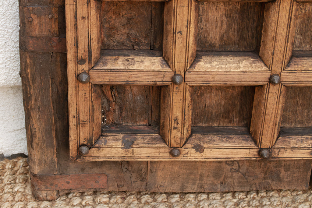 Early 1800's Jaisalmer Carved Teak Doors
