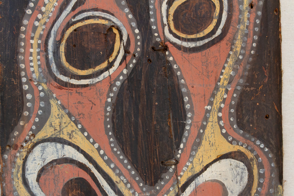 Mid Century Papua New Guinea Bark Painting