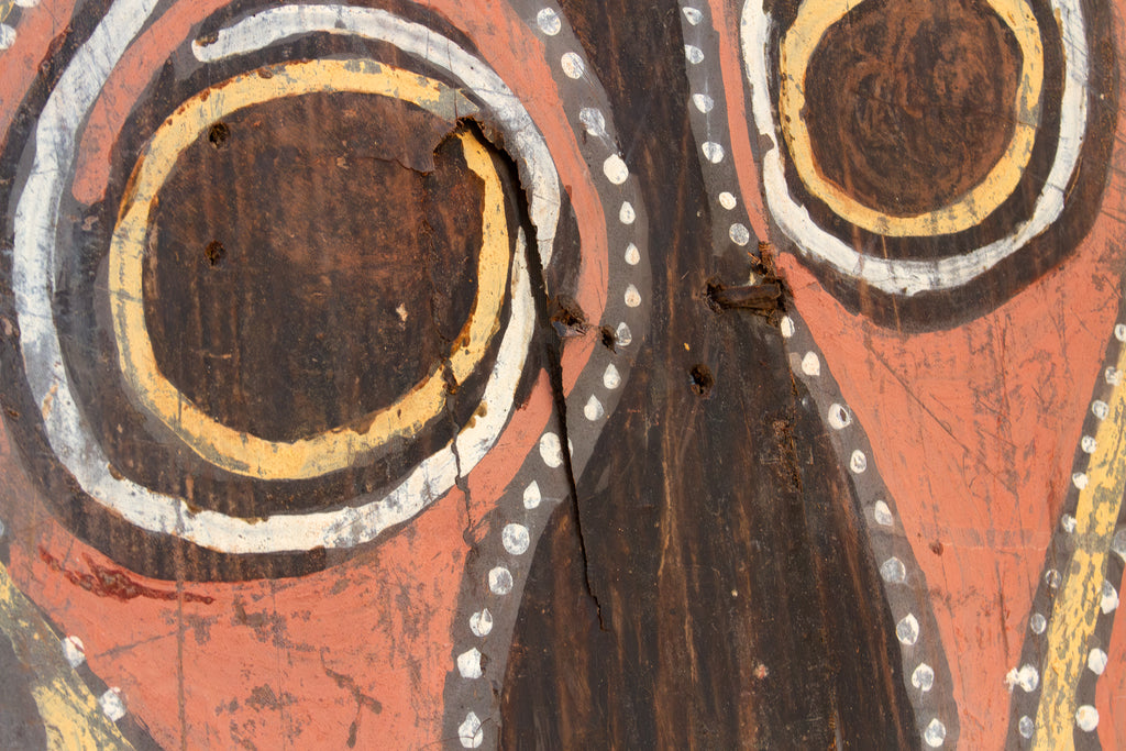 Mid Century Papua New Guinea Bark Painting