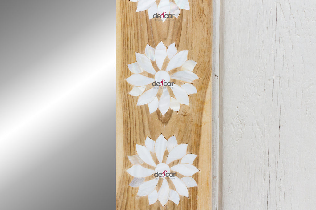 Modern Farmhouse Inlay Blossom Mirror