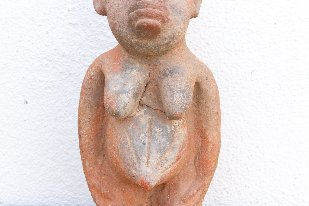 Antique Terracotta Nok Female Fertility Figure