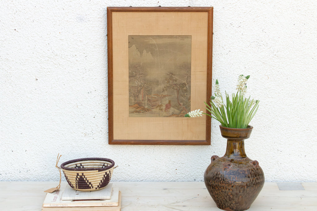 Antique Chinese Late Qing Landscape Painting
