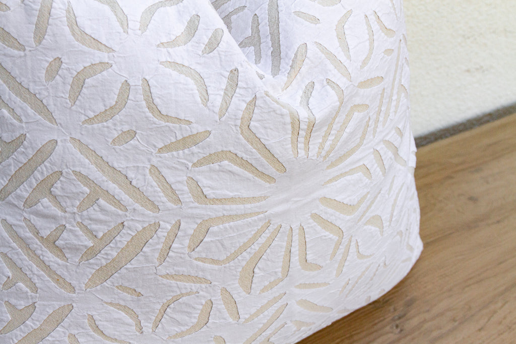 Floral Mirage Appliqué Pillow Cover