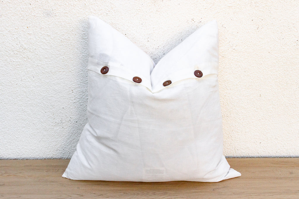 Floral Mirage Appliqué Pillow Cover