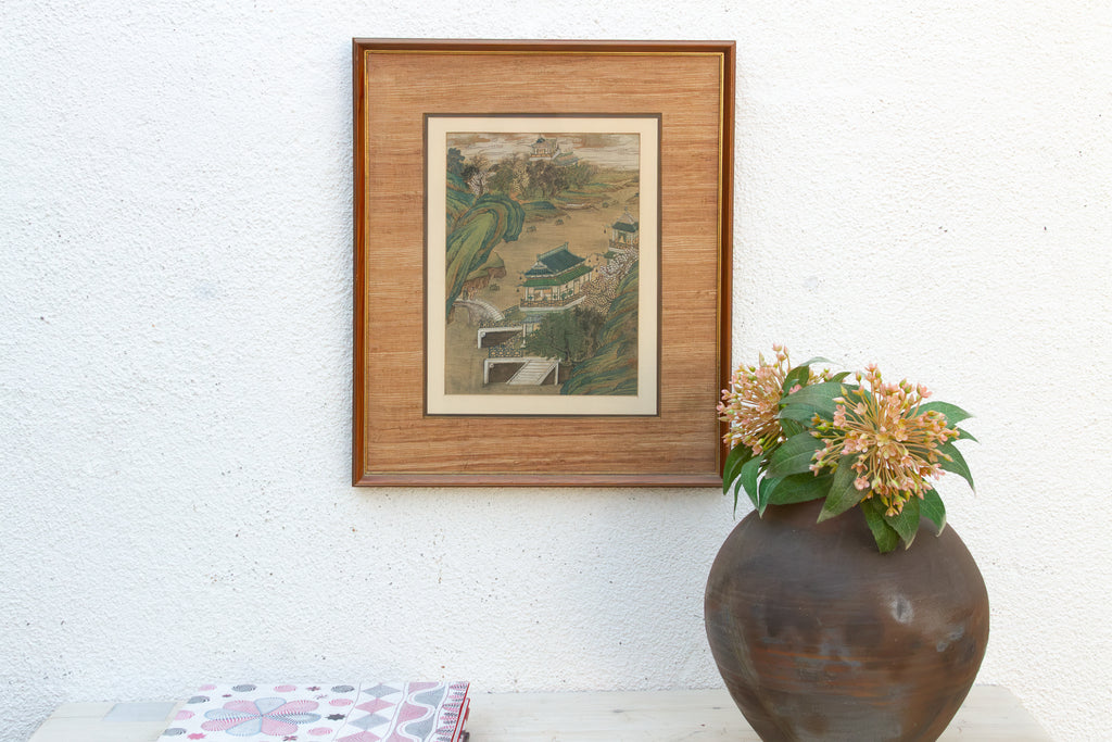 Framed Antique Traditional, Architectural Painting