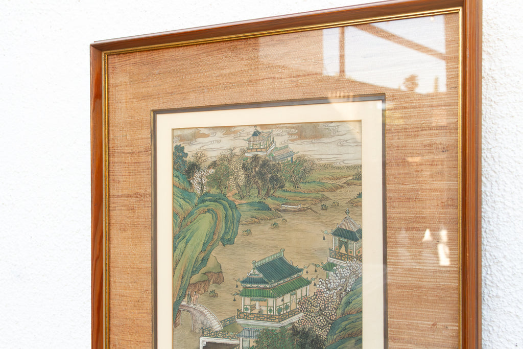 Framed Antique Traditional, Architectural Painting