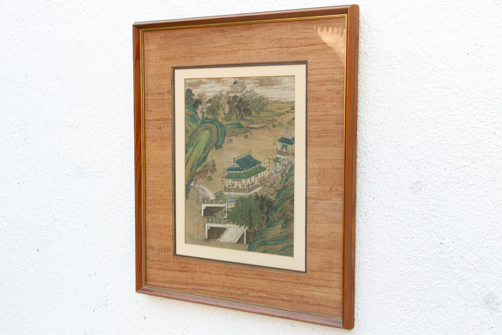 Framed Antique Traditional, Architectural Painting