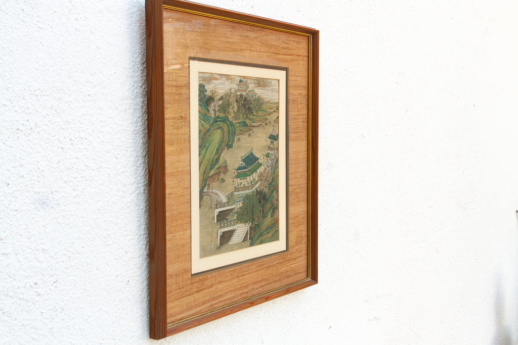 Framed Antique Traditional, Architectural Painting
