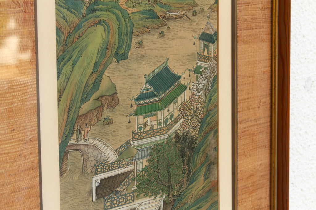 Framed Antique Traditional, Architectural Painting