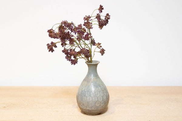 Antique Geometric Celadon Glazed Vase (Trade)